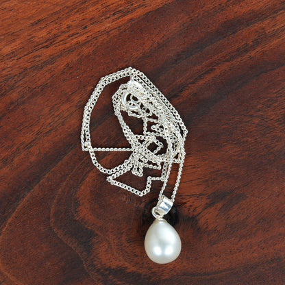 Pearl Silver 92.5 Jewellery Set - Style 3