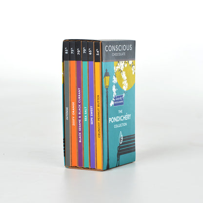 Pondy Collection Street Chocolate Bars - Pack of 6 (60g)