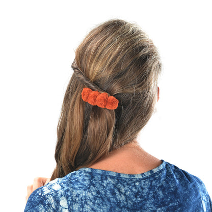 PomPom Hairclip – Earth (Small)
