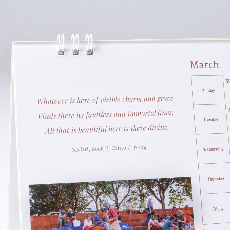 Matrimandir Calendar 2026