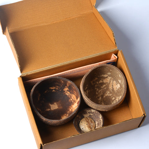 Handmade Coconut Shell Gift Hamper – Classic Set