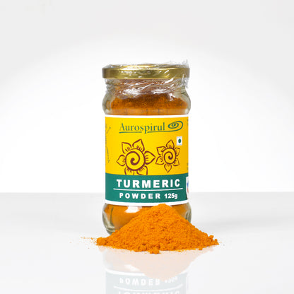 Turmeric Powder Glass Jar