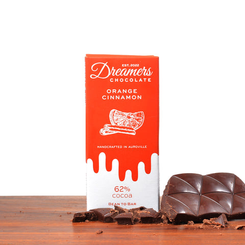 Dark chocolate Orange Cinnamon 62%