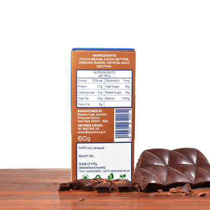Dark Chocolate Seasalt 62%