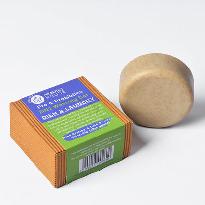 Dish & Laundry Cleaning Bar 2 in 1 - Probiotic House