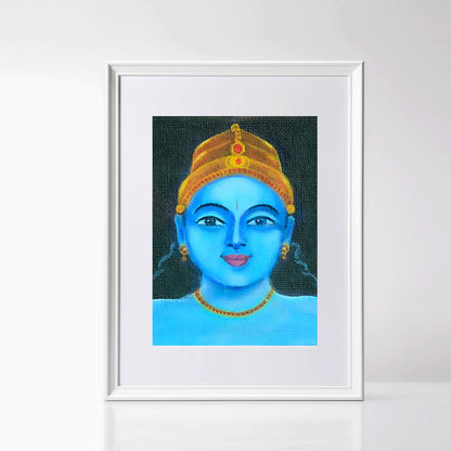 Savitri Art Painting - Bala Krishna