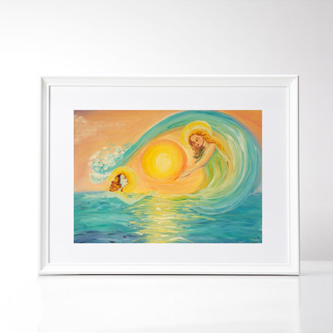 Savitri Art Painting - Purusha and Prakriti