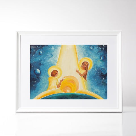 Savitri Art Painting - Divine’s Play of Hide and Seek