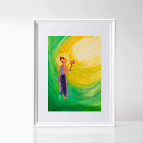 Savitri Art Painting - The Immortal’s Joy