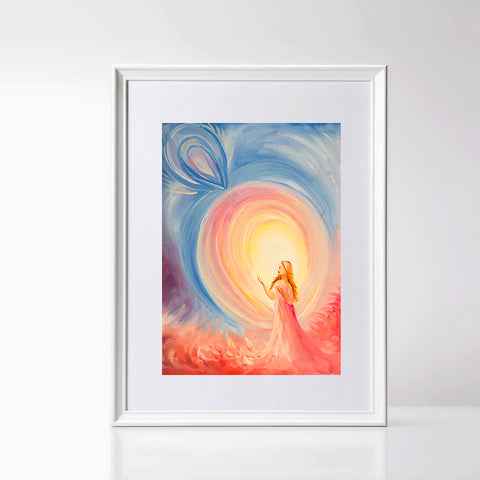 Savitri Art Painting - Divine Love