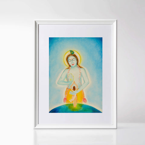 Savitri Art Painting - Divine Protection