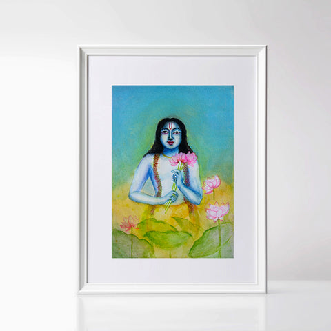 Savitri Art Painting - Aravinda Krishna