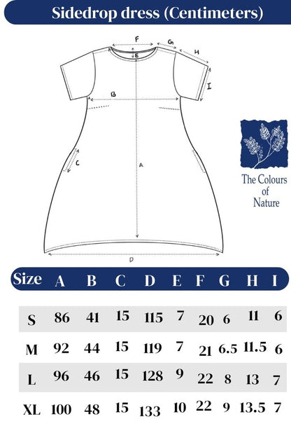 Sidedrop Dress – Dark Blue Shibori Cotton