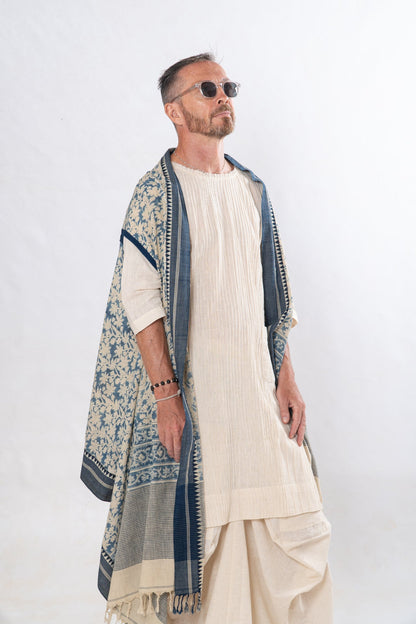 Gender- Fluid Occasion wear Set of 3- Organic Natural Khadi