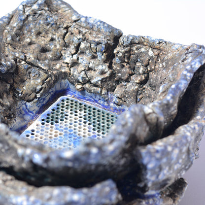 Adil - Sodafired Sieve Bowl - 2