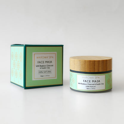 Face Mask with Bamboo Charcoal and Kaolin Clay