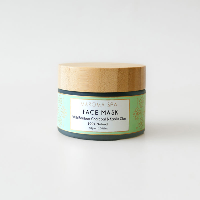 Face Mask with Bamboo Charcoal and Kaolin Clay
