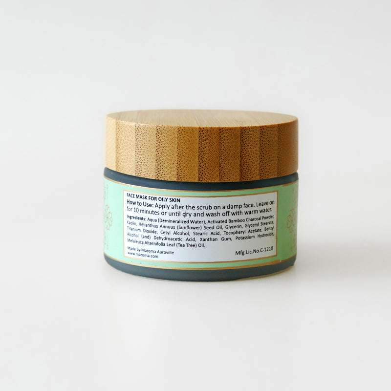 Face Mask with Bamboo Charcoal and Kaolin Clay