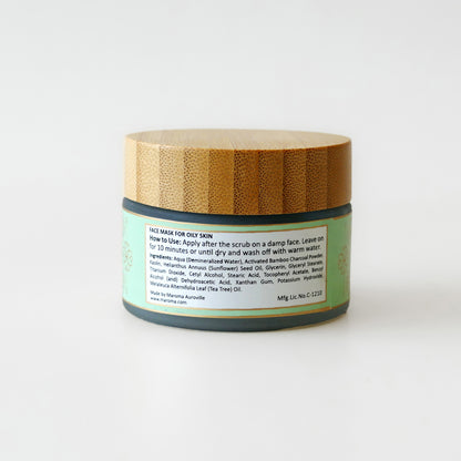 Face Mask with Bamboo Charcoal and Kaolin Clay