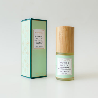 Hydrating Face Oil with Avocado, Wheat Germ and Almond Oil