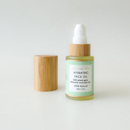 Hydrating Face Oil with Avocado, Wheat Germ and Almond Oil