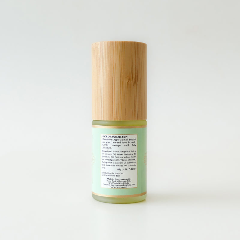 Hydrating Face Oil with Avocado, Wheat Germ and Almond Oil