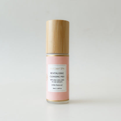 Revitalising Cleansing Milk – With Aloe Vera, Amla & Rose Extracts