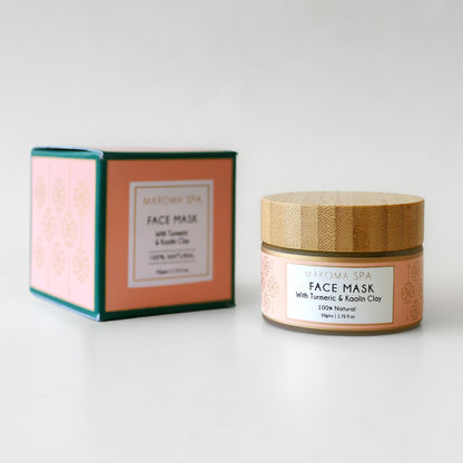 Face Mask with Turmeric and Kaolin Clay