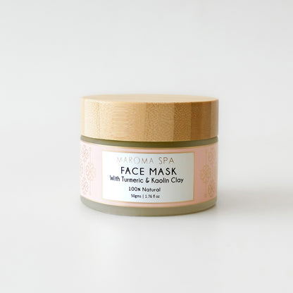 Face Mask with Turmeric and Kaolin Clay