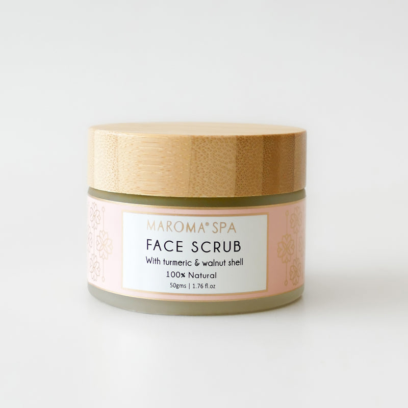 Face Scrub with Turmeric and Walnut Shell
