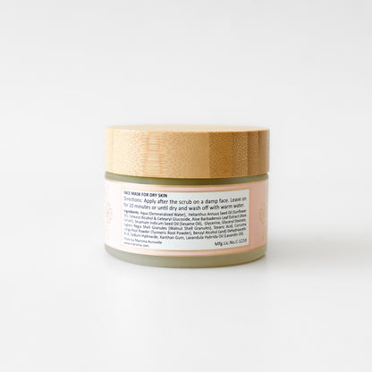 Face Scrub with Turmeric and Walnut Shell