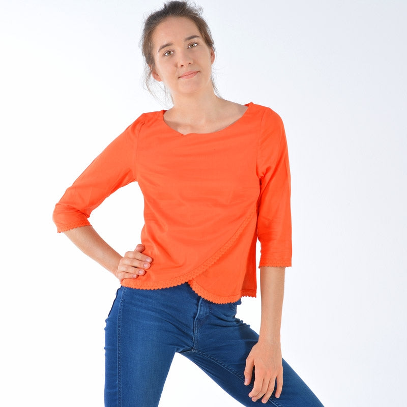 Azlee Tops Shop Organic Cotton Azalea Top | Auroville.com – Auroville Online Store