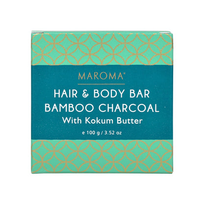 Hair and Body Shampoo Bar Bamboo Charcoal – 100gms