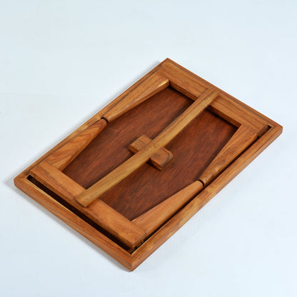 Breakfast Table with folding legs - Floral Design