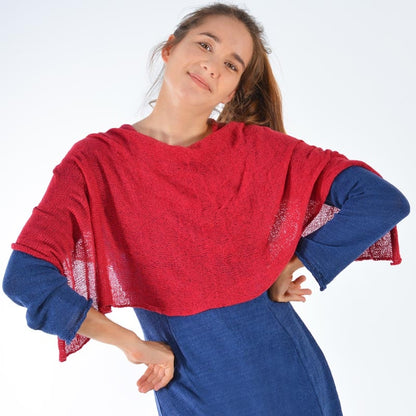 Butterfly Silk Poncho