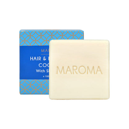 Hair and Body Shampoo bar Coconut with Shea Butter – 100gms