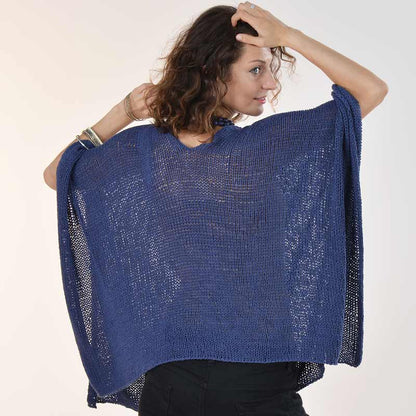 Organic Cotton Hand Knit Poncho