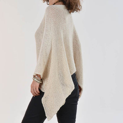 Organic Cotton Hand Knit Poncho