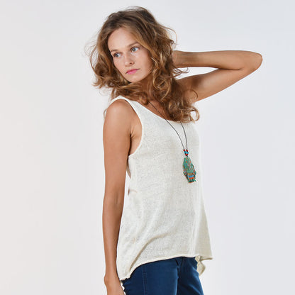 Silk Sweater Singlet