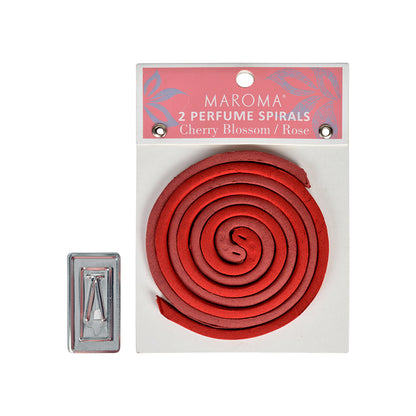 2 Perfumed Spirals - Cherry Blossom/Rose