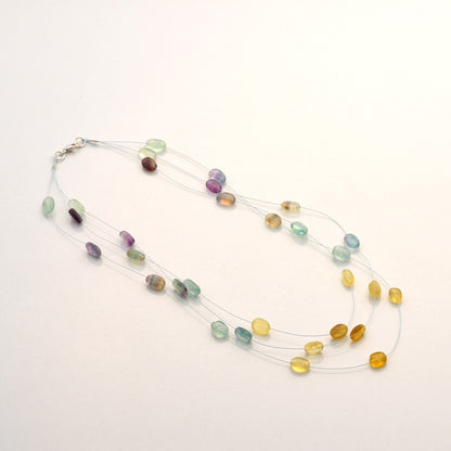 3 String Wire Necklace