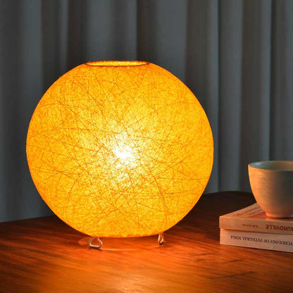 Silky Thread Globe Table Lamp