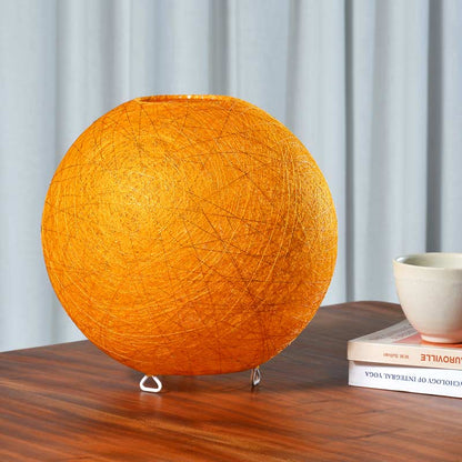 Silky Thread Globe Table Lamp