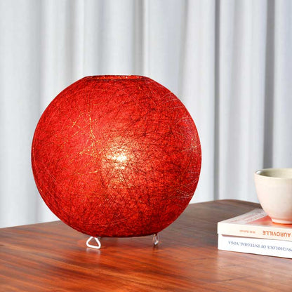 Silky Thread Globe Table Lamp