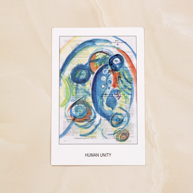 Human Unity Postcards - Set of 9 – Auroville Online Store