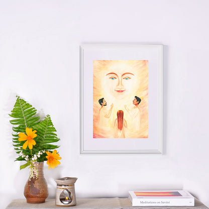 Savitri Art Painting - Grow Divine