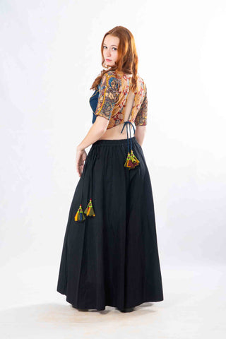 Set of 2- Jeeva Pazzao & Kalamkari Blouse