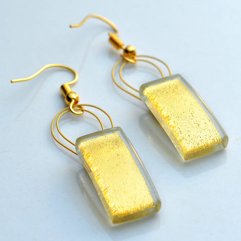 Rectangular Hanging Earrings