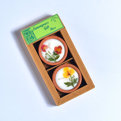 Candle Gift Box set of 2 small