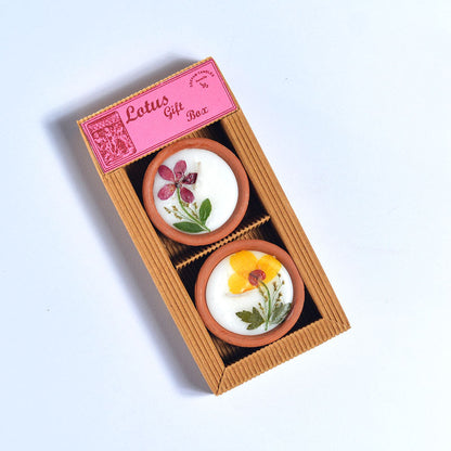Candle Gift Box set of 2 small